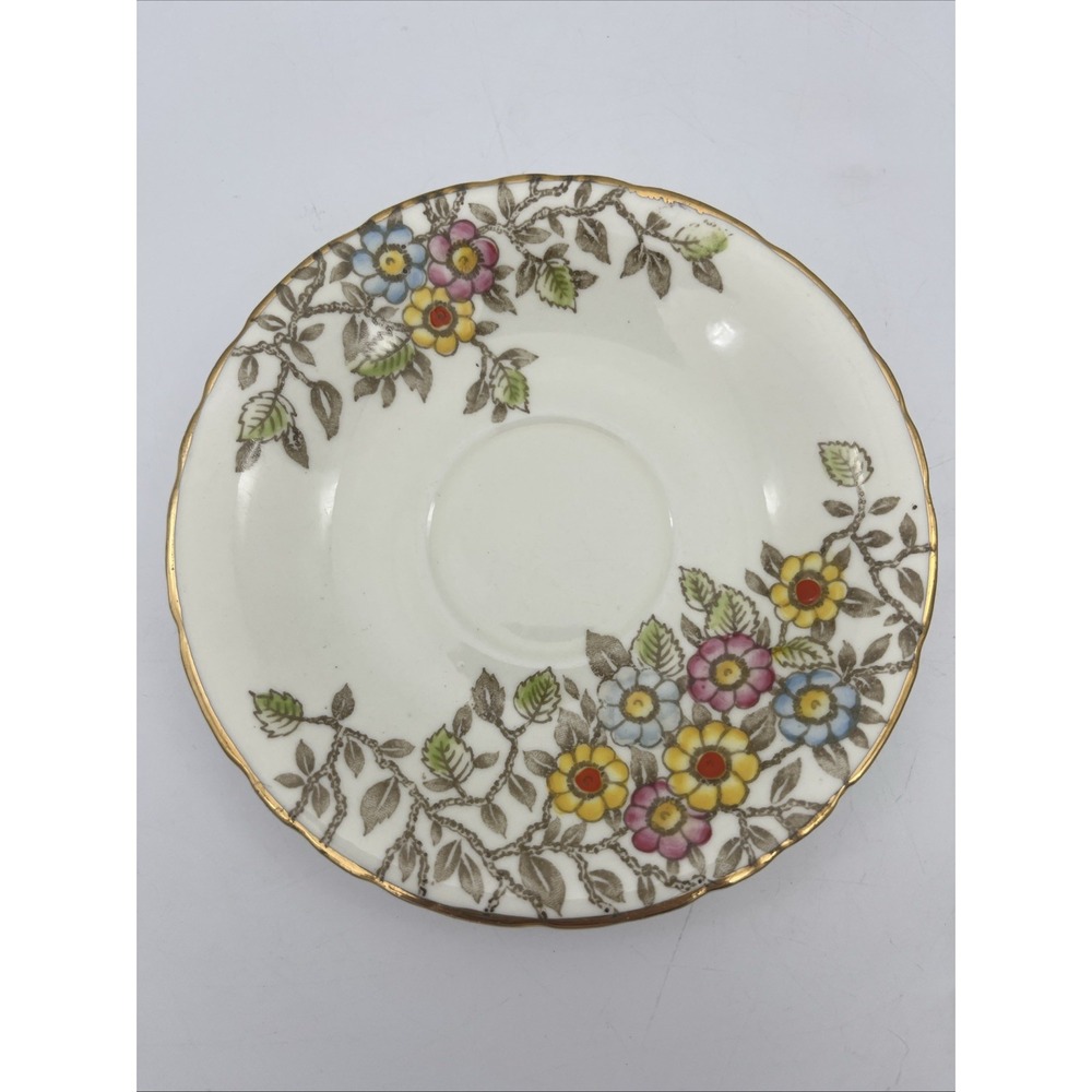 1928‎ Delphine China Tea Cup & Saucer-full size-mixed floral - Picture 4 of 10